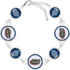 NCAA Florida Gators Disc Beaded Bangle Bracelet