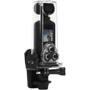 gernie 4K HD Action Camera, 1.3in Screen WiFi Pocket Camera 270° Rotatable Anti Shaking Sports Camcorder with Mic Clip and 98ft Waterproof Case for Outdoor Riding Diving Shooting, gernie5f3eiyxhab