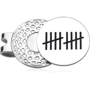 10th Anniversary Tin Gifts for Him Golf Ball Marker Hat Clip Magnet Golf Accessories for Men Husband Gift from Wife Tin Gifts for 10 Year Anniversary Wedding Sweetest Day Christmas Valentines Day