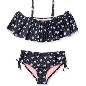 Hurley Girl's Flounce Bikini Set (Little Kids)