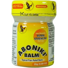 Aboniki Balm Ultra Strength (2 Glass Jars) – New Powerful and Fast-Acting Formula for Whole Body Pain Relief. Soothes Aches and Pain. Deep Heat and Cooling Sensation Dual Action for Ultimate Relief