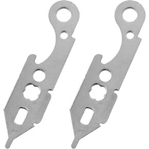AYLIFU 2 PCS Dart Wrench Tool Dart Tip Removal Tool for Loading and Unloading Aluminum Dart Rod and Dart Head (Silver)