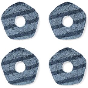 4 Pack Replacement Washable Vacuum Mop Pad Compatible with eufy X10 Pro Omni, Vacuum Mop Pads Clothes