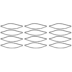 30517A Motor Fan Chamber Gaskets Replacement for Eureka Sanitaire Fits for Models SC888 SC887 SC882 SC679 SC899 SC886 SC882A, 12-Pack