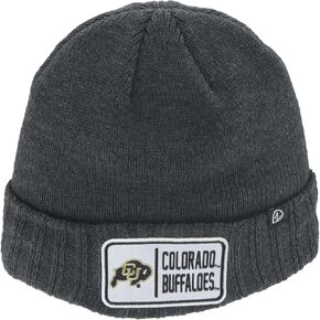 ZHATS Standard NCAA Officially Licensed Beanie Hat Ranger Patch Defer Charcoal, Grey, One Size
