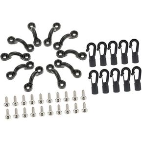 MERRYHAPY 1 Set Kayak C Shaped Buckles and Deck Rope Buckles for Inflatable Kayaks Pulling Rope Buckles Essential Kayak Grips and Accessories for Secure Carrying