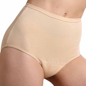 Washable Incontinence Underwear for Women, Absorbent Leak Proof Underwear for Women Bladder Leakage 1 Pack (Light Blue, L)