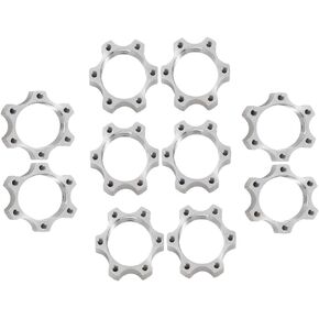 Leadigol 10PCS 6 Bolt Flange Adapter,44mm/48mm Bike Bicycle Freewheel Threaded Hubs Disk Disc Brake Rotor for Bicycle Accessories(48)