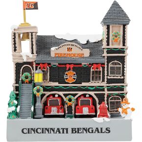 FOCO NFL Team Logo Light Up Collectible Resin Holiday Village