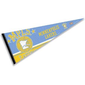 WinCraft Los Angeles Lakers Throwback Retro Vintage Pennant Flag