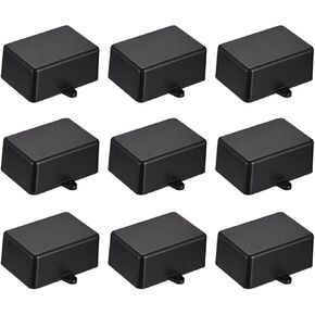 uxcell 9Pcs 51 x 35 x 23mm Electronic Plastic DIY Junction Box Enclosure Case Black
