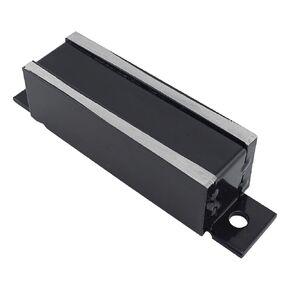 High Temperature, Heavy-Duty Work Holding Magnet, 5.25" Overall Length, 1.25" Width, 1.375" Height, and 2 each 0.281" Mounting Holes, 120 Pounds Pull, 1 each