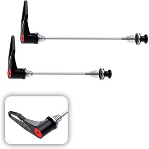 Bike Axle Skewer Set Quick Release Ultra High Strength Titanium Alloy (Road Bike Front Wheel 100mm / Rear Wheel 130mm)(MTB Bike Front Wheel 100mm / Rear Wheel 135mm)