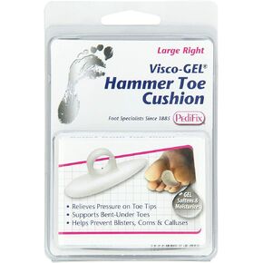 PediFix Visco-Gel Hammer Toe Cushion, Large Right 1 ea (Pack of 2)