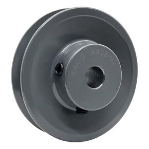 AK32-1/2 v Belt Pulley,3.25 inch OD, 1/2 Inch Bore,Cast Iron Material, AK Single Groove Motor Pulley for "4L" or "A" or "3L" Belts,AK32X1/2 Pulley