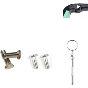 Children Eyeglass Repair kit Triangle Eyeglasses Screw Glasses Screws Dual Screw Nut and Nut Screw and 3-in-1 Screwdriver