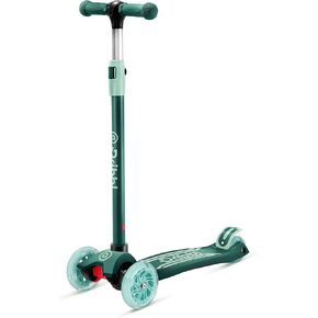 Dribbl 3-Wheel Kids Scooter - Lean-to-Steer Technology, Adjustable Height Handlebar, Wide Anti-Slip Deck, Scooter for Boys & Girls Ages 2+, Child Safety Approved, Support Riders Up to 165 lbs