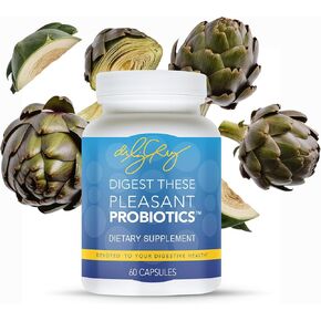 Dr. Liz Cruz Pleasant PROBIOTICS for Women, Men, and Children Dietary Supplements with Proprietary Probiotic & Prebiotic Blend, Probiotic Nutritional Supplements, Non-GMO, 60 Veggie Capsules