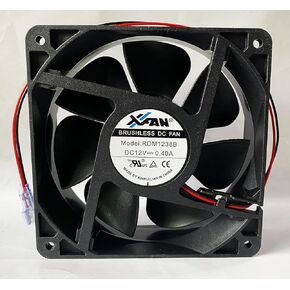 RDM1238B Refrigerator External DC Fan for RDM1238B DC12V 0.40A 12CM 12038 2-Wire Cooling Fan