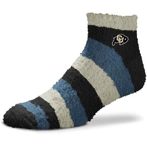 For Bare Feet NCAA Colorado Buffaloes Super Cozy Sleep Soft Sock Team Color OSFM