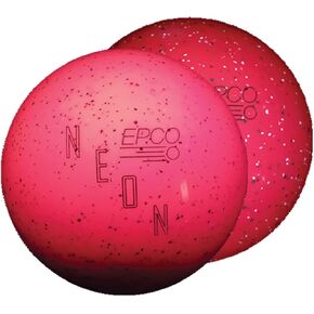 EPCO Duckpin Bowling Ball- Neon Speckled - Magenta (5 inch- 3lbs. 8 oz.) 1 Ball