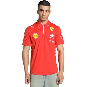 Scuderia Ferrari Men's 2024 Pro Team Polo - Red