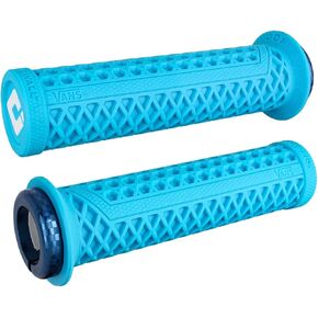 ODI Vans V2.1 MTB LockOn Grips Lock On Light Blue w/Checker Clamp 130mm