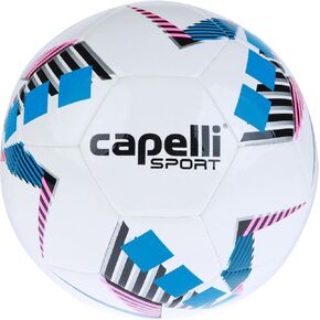 Capelli Sport Soccer Ball, Star Cubes Team Ball for Youth and Adult Players, Outdoor and Indoor Training