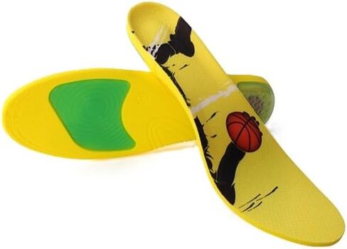 Premium Sports Insole with Shock Absorber | Basket Ball Shoe Inserts, Running Athletic Shoe Sport Insoles, Sport Inserts for Soccer, Shock Absorption (XL (Men 12.5-14.5/Women 13.5-15.5)) in Saudi Arabia
