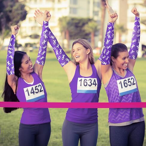 24 زوجًا من أكمام الذراع ذات الشريط الأرجواني للتوعية بالسرطان من أجل العنف المنزلي ومرض الزهايمر وسرطان البنكرياس والتوعية بمرض الذئبة، وأكمام كرة القدم غطاء ذراع رياضي لكرة السلة البيسبول in Kuwait