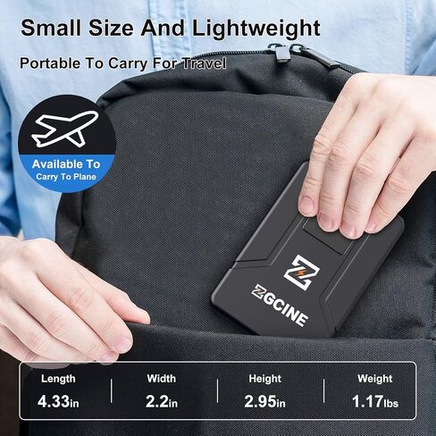 EACHSHOT ZGCINE ZG-V160 9600mAh High Capacity V-Mount Battery, with one BP, Double D-tap, Double USB-C Ports, Support PD Fast Charging, for Aputure 120D 120T 120D II 300D 300D II 300X in Saudi Arabia