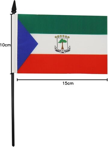 AZ FLAG Niger Table Flag 5'' x 8'' - Nigerian Desk Flag 21 x 14 cm - Black Plastic Stick and Base in Saudi Arabia
