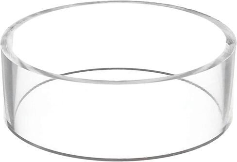 Transparent Acrylic Display Stand Clear Holder Plastic Round Display Stands for Golf Ball Baseball Softball Tennis Football Ball Storage Holder Rack Memorabilia Display and Storage in Saudi Arabia
