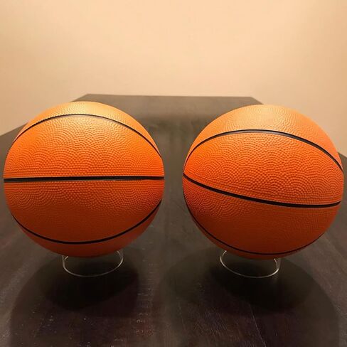 Transparent Acrylic Display Stand Clear Holder Plastic Round Display Stands for Golf Ball Baseball Softball Tennis Football Ball Storage Holder Rack Memorabilia Display and Storage in Saudi Arabia