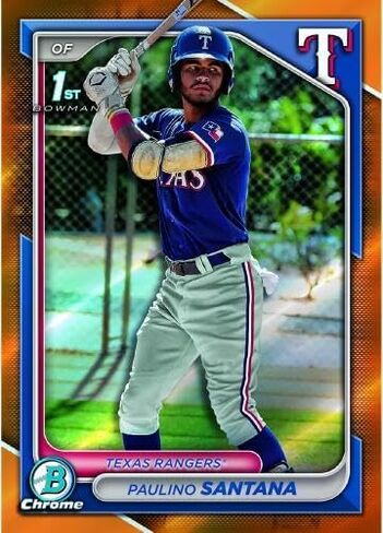 2024 Topps Bowman Chrome Baseball Factory Sealed Mega Box - Baseball Complete Sets in Saudi Arabia