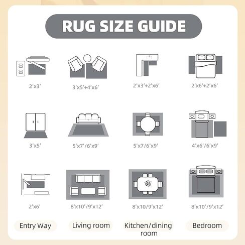 سجادة مغربية كبيرة المساحة 5 × 7 - سجادة ناعمة قابلة للغسل في الغسالة بتصميم هندسي بوهو المتعثرة، سجادة أرضية داخلية مقاومة للبقع لغرفة النوم وطاولة الطعام وغرفة الأطفال والمكتب المنزلي (5 × 7، بيج) in Kuwait