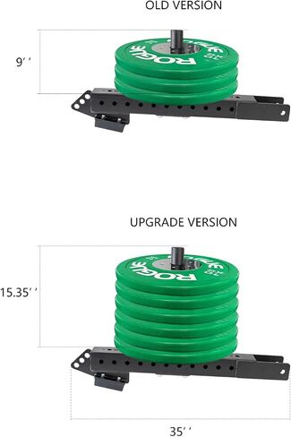 Multi Use Belt Squat Attachment with Lever Arms fits for 2"" X 2"", 2""X 3"" and 3""X 3"" Square Tube Power Cages Home Gym Accessory for Strength Training with 330 lbs Capacity, black in Saudi Arabia