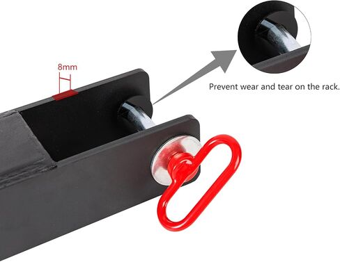Multi Use Belt Squat Attachment with Lever Arms fits for 2"" X 2"", 2""X 3"" and 3""X 3"" Square Tube Power Cages Home Gym Accessory for Strength Training with 330 lbs Capacity, black in Saudi Arabia
