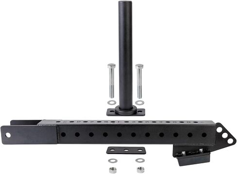 Multi Use Belt Squat Attachment with Lever Arms fits for 2"" X 2"", 2""X 3"" and 3""X 3"" Square Tube Power Cages Home Gym Accessory for Strength Training with 330 lbs Capacity, black in Saudi Arabia