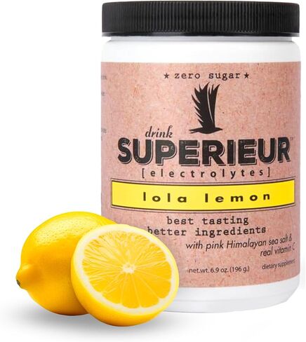 Superieur Electrolyte Powder Packets - Vegan Electrolyte Hydration Powder w/Sea Minerals - Keto Friendly, Non-GMO, Zero Sugar Electrolyte Supplement - Healthy Sports Drink - Citrus (14 Packets) in Saudi Arabia