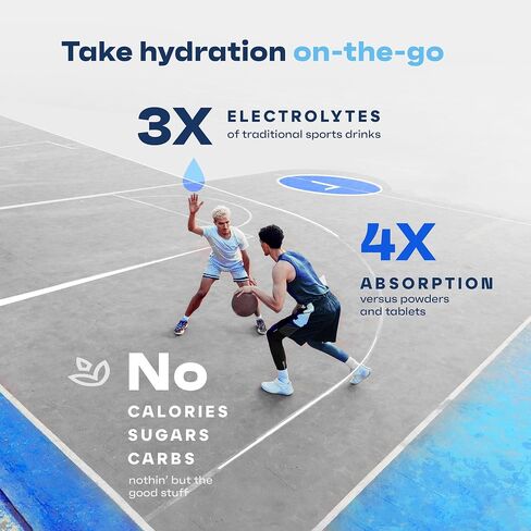 Electrolyte Drops for Rapid Hydration & Immune Support | Electrolyte Concentrate | NO Calories NO Sugar | 3X The Hydration | Flavorless Electrolyte | 48 Servings | Vegan | Keto Friendly in Saudi Arabia