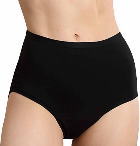 Washable Incontinence Underwear for Women, Absorbent Leak Proof Underwear for Women Bladder Leakage 1 Pack (Light Blue, L) in Saudi Arabia