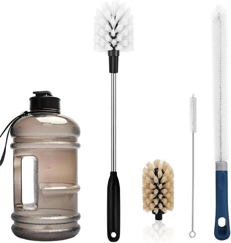 LeGravity 4-in-1 Long Handled Bottle Brush Set,Stainless Steel Water Bottle Cleaning Brush Straw Brushes for Sport Bottle,Water Jug,Coffee Mug in Saudi Arabia
