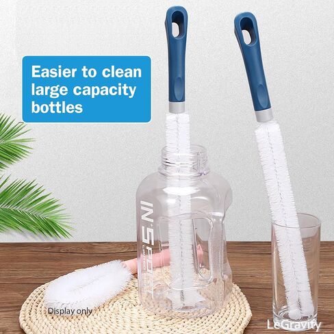 LeGravity 4-in-1 Long Handled Bottle Brush Set,Stainless Steel Water Bottle Cleaning Brush Straw Brushes for Sport Bottle,Water Jug,Coffee Mug in Saudi Arabia