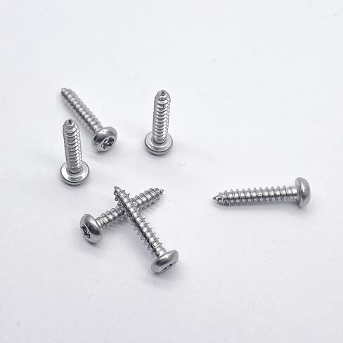 M3x16mm رأس مستدير سداسي توركس مع برغي حافر ذاتيًا 304 من الفولاذ المقاوم للصدأ برغي مقاوم للعبث (100 قطعة) in Kuwait