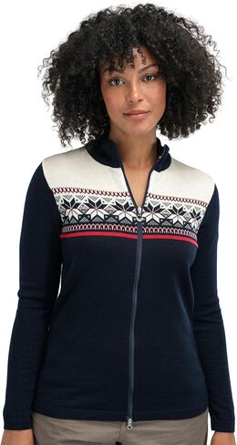 Dale of Norway Liberg Feminine Cardigan - Cardigan Sweaters for Women - Slim Fit in Saudi Arabia