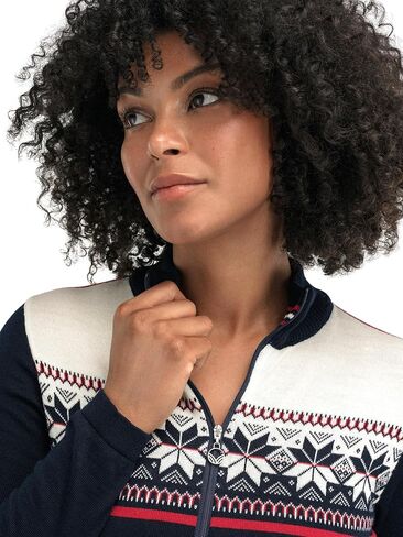 Dale of Norway Liberg Feminine Cardigan - Cardigan Sweaters for Women - Slim Fit in Saudi Arabia