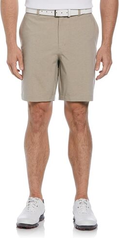 PGA TOUR Men's 8" Heather Performance Stretch Golf Shorts with Active Waistband, Moisture-Wicking, Sun Protection in Kuwait