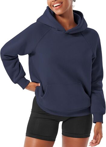 YEOREO Oversized Hoodies for Women Pullover Fleece Sweatshirts with Pocket Saavedra Fall Winter Casual Loose Outfits in Saudi Arabia