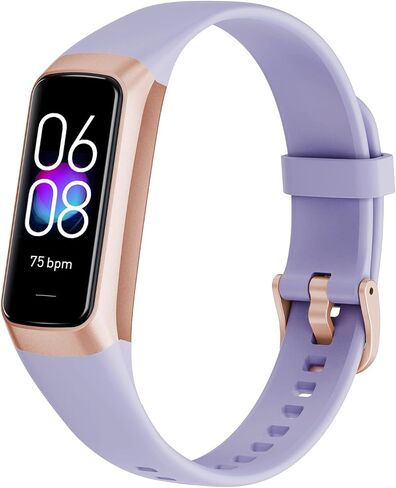 Fitness Tracker, 1.10'' AMOLED Touch Color Screen Men's and Women's Smartwatch, 24/7 Blood Oxygen Heart Rate Sleep Monitor, IP68 Waterproof Smartwatch, Step Calorie Counter, Pedometer in Saudi Arabia